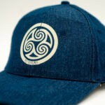 Gorra negra Trisquel Asturias detalle | Asturias Encantada