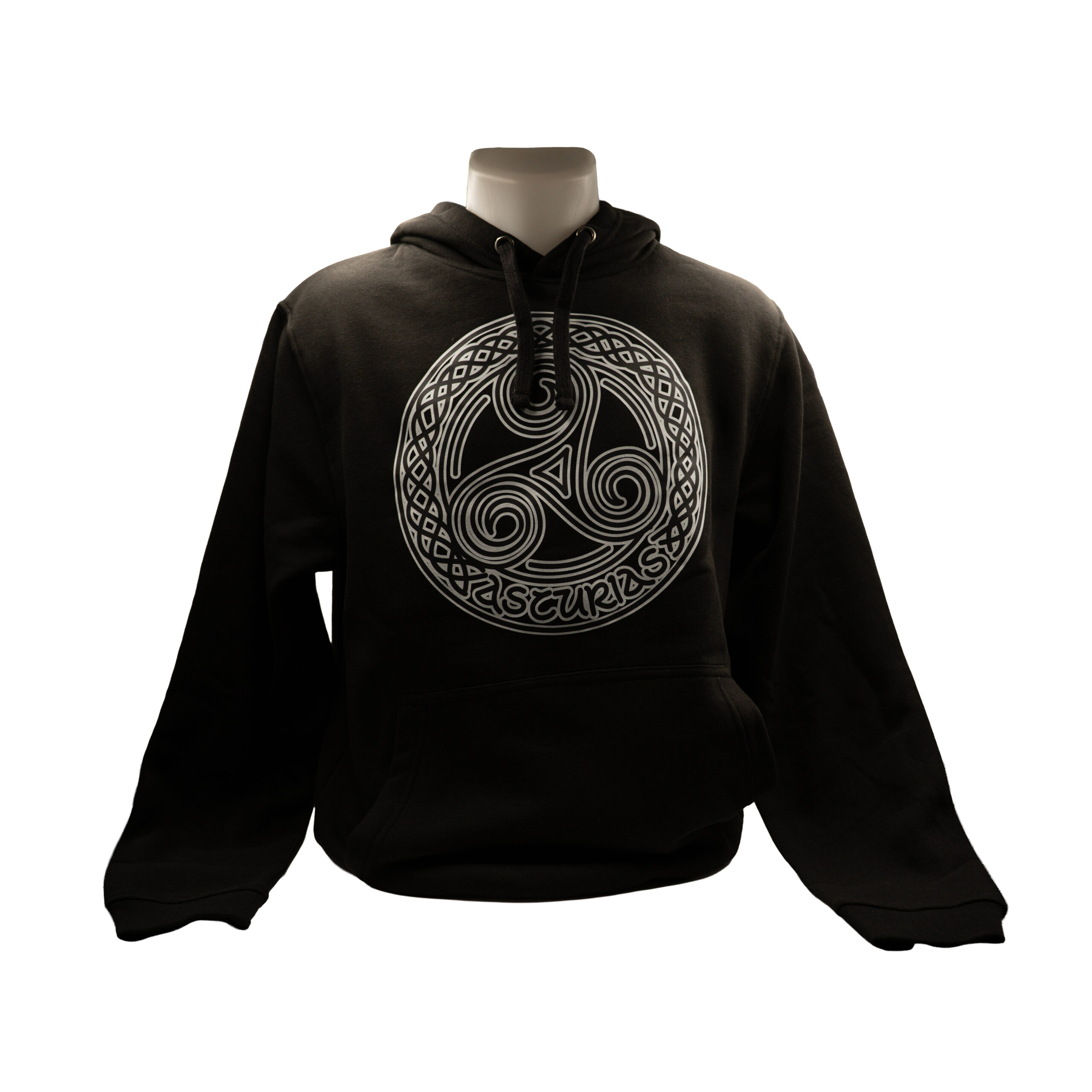 Sudadera básica Trisquel Asturias vista frontal | Asturias Encantada