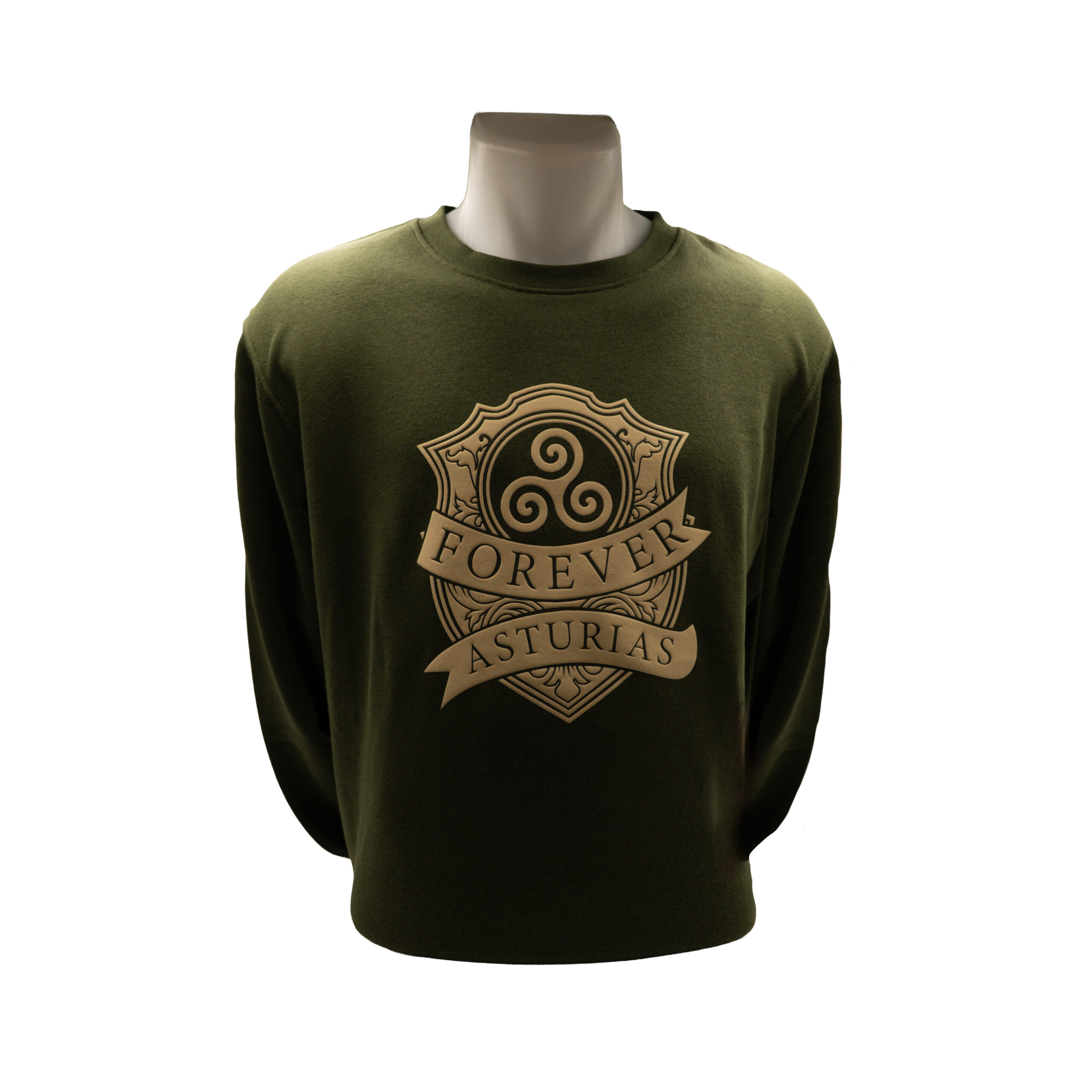 Sudadera básica Asturias Forever vista frontal | Asturias Encantada