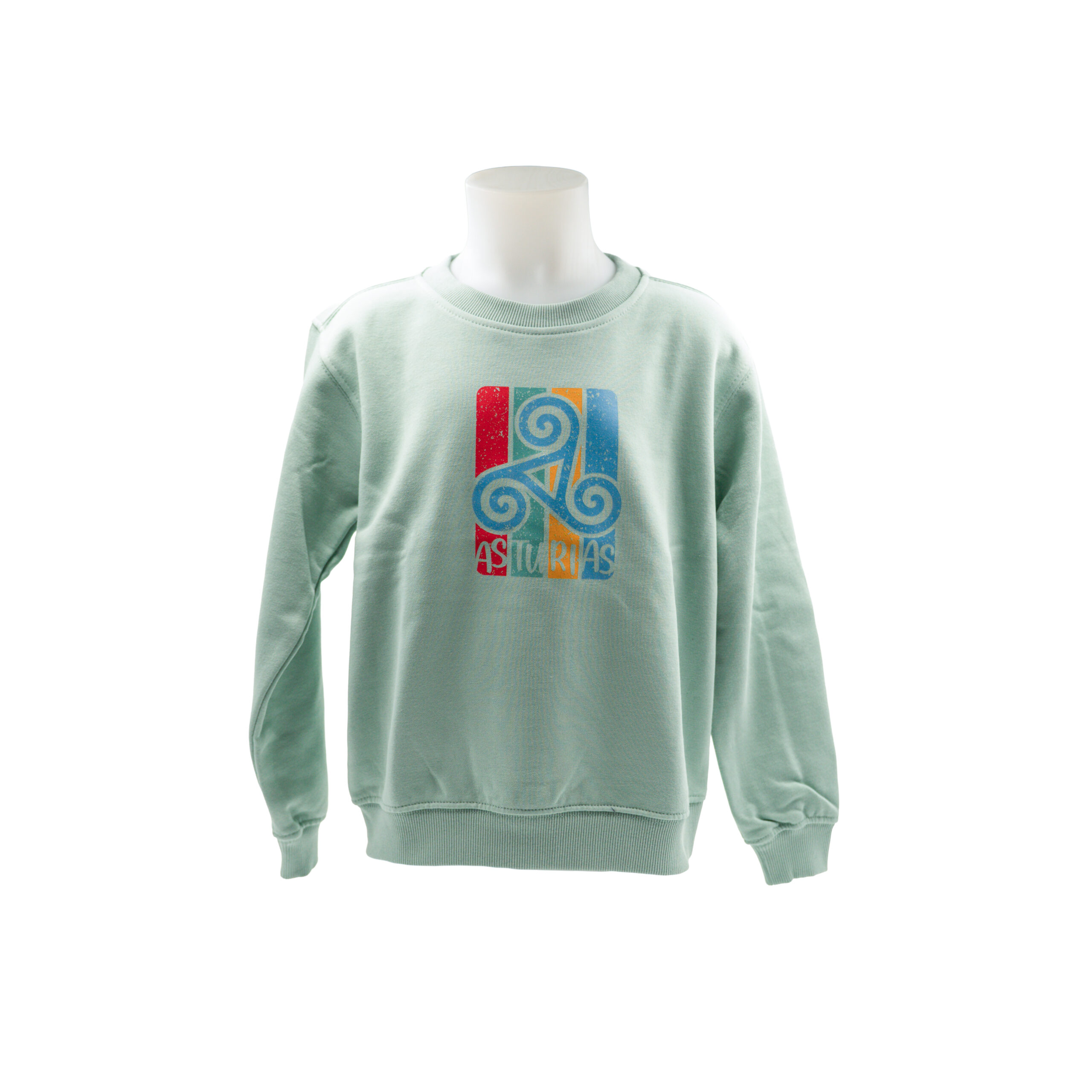 Sudadera básica Asturias Trisquel vista frontal | Asturias Encantada