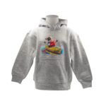 Sudadera gris con capucha animales de Asturias souvenir | Asturias Encantada