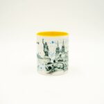 Taza cerámica Plumilla Asturias detalle | Asturias Encantada