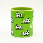 Taza cerámica Vacas Asturias detalle | Asturias Encantada