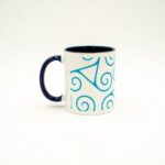 Taza cerámica Cruz de la Victoria Asturias detalle | Asturias Encantada