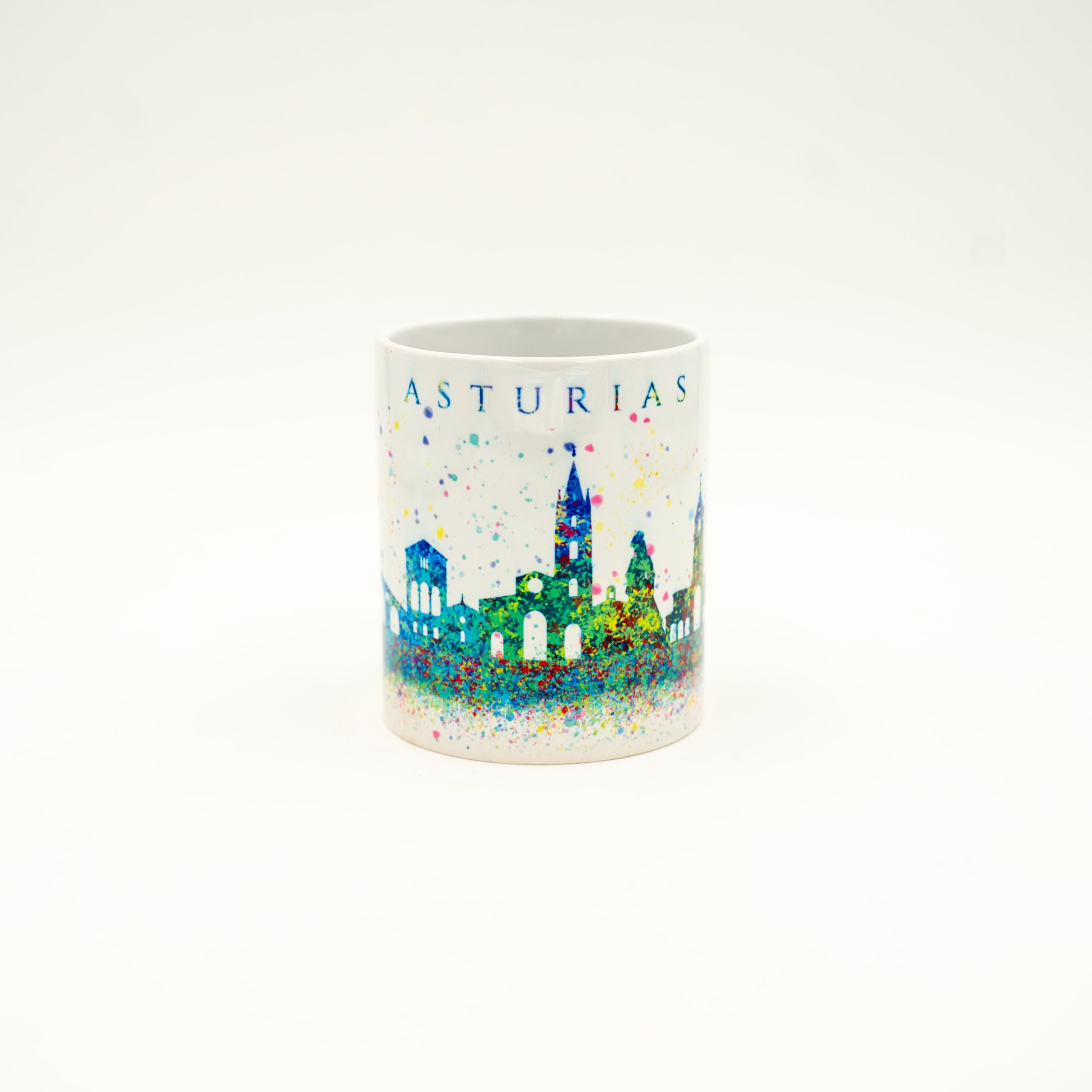 Taza cerámica Acuarela de Asturias | Asturias Encantada