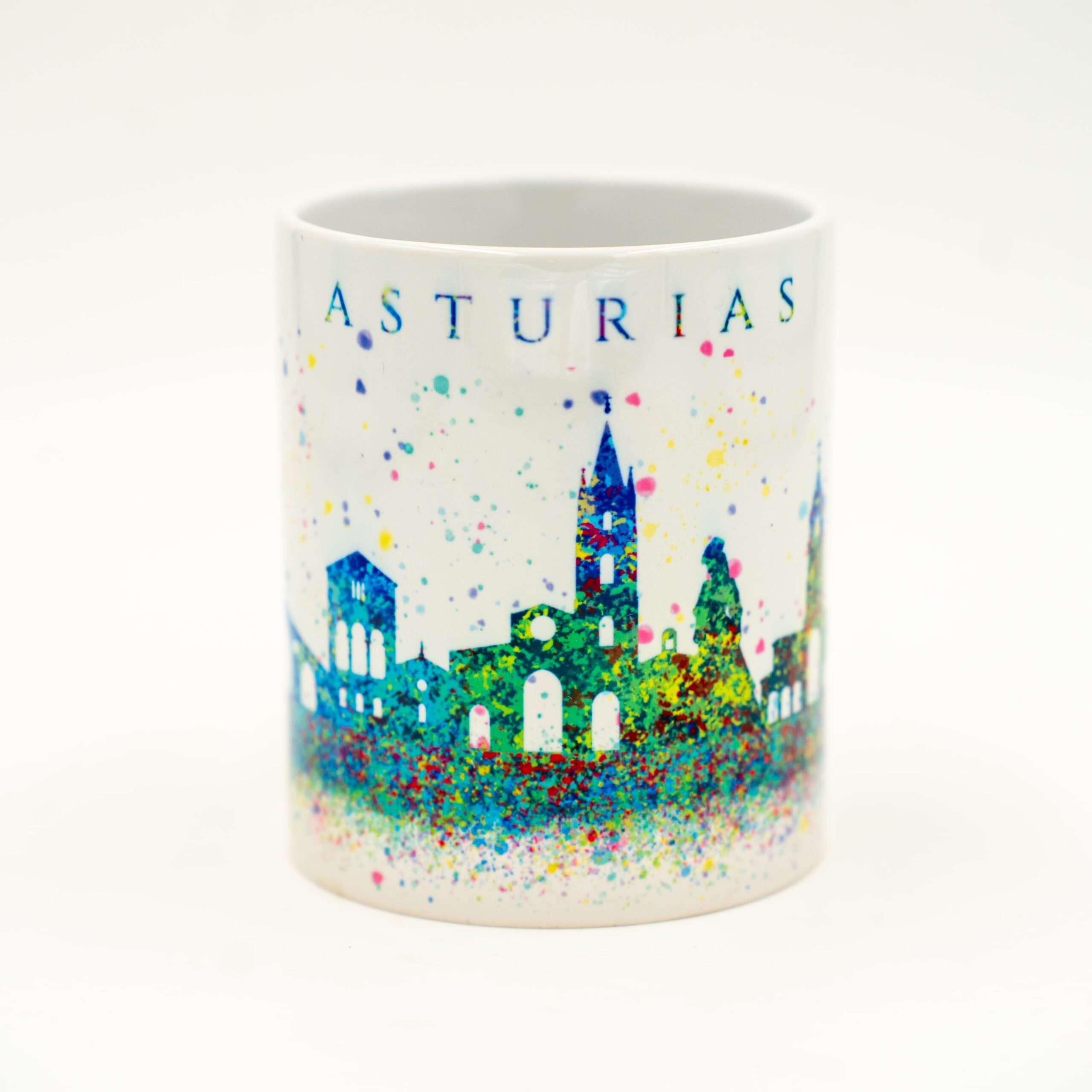 Taza cerámica Acuarela de Asturias | Asturias Encantada