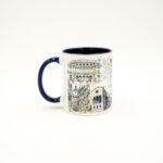 Taza cerámica Plumilla Oviedo detalle | Asturias Encantada