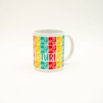 Taza cerámica Trisquelinos Asturias frontal | Asturias Encantada