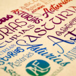 Detalle totebag con letras Asturias | Asturias Encantada