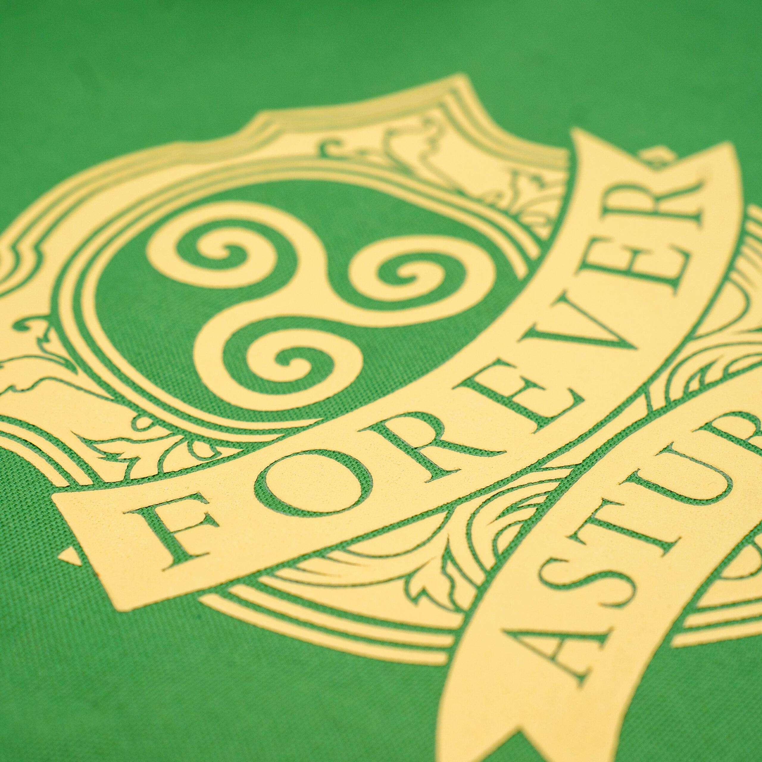 Detalle camiseta con diseño Forever Asturias | Asturias Encantada